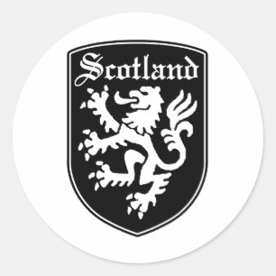Schotland Ronde Sticker