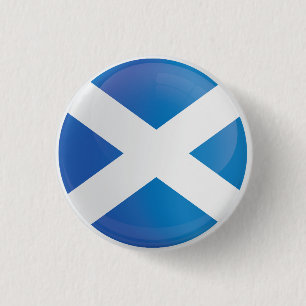 Schotland Round Icon-vlag Ronde Button 3,2 Cm