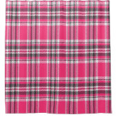 Schotland Roze en Black Tartan Pset Douchegordijn (Voorkant)