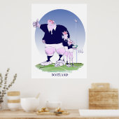 schotland rugby - chums , tony fernandes poster (Keuken)