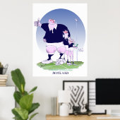 schotland rugby - chums , tony fernandes poster (Thuiskantoor)