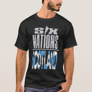 Schotland Rugby-fan speler coach en Rugby-onderste T-shirt