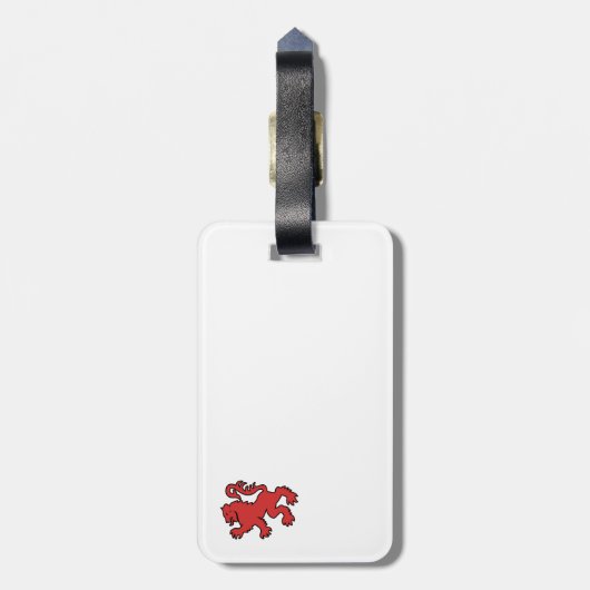 Schotland Saltire Bagagelabel (Achterkant verticaal)