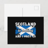 Schotland Schlotland Flag Briefkaart (Voorkant / Achterkant)