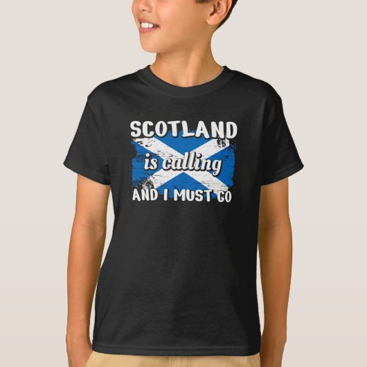 Schotland Schlotland Flag T-shirt (Voorkant)