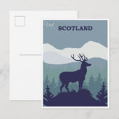 Schotland  Schots Landschapsreizen Briefkaart (Voorkant / Achterkant)