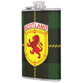 Schotland Schots-Rampant lion, badge/crest Heupfles (Links)