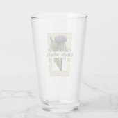 Schotland Schotse distel en Schotten Gaelic Toast Glas (Achterkant)