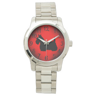 Schotland, Schotse doodsbang, zwart/gehakt rood Horloge