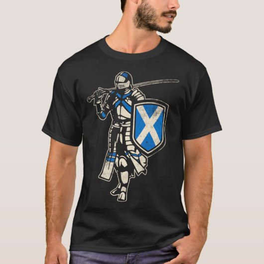 Schotland Schotse Ridder T-shirt (Voorkant)