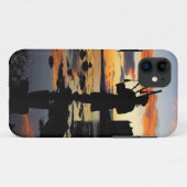 Schotland, Schotse tas pipper pijpen zonsondergang Case-Mate iPhone Case (Achterkant (horizontaal))