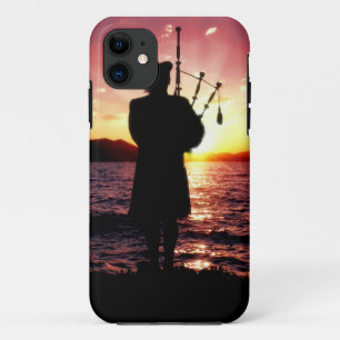 Schotland, Schotse tas pipper pijpen zonsondergang Case-Mate iPhone Case