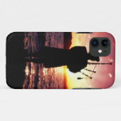 Schotland, Schotse tas pipper pijpen zonsondergang Case-Mate iPhone Case (Achterkant (horizontaal))
