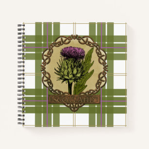Schotland Schotse Thistle Celtic Knots Notitieboek