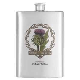 Schotland Schotse Thistle en Schots-Gaelic Toast Flacon