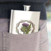 Schotland Schotse Thistle en Schots-Gaelic Toast Flacon (Voorbeeld)
