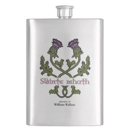 Schotland Schotse Thistle en Schots-Gaelic Toast Flacon