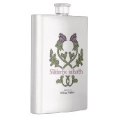 Schotland Schotse Thistle en Schots-Gaelic Toast Flacon (Rechts)
