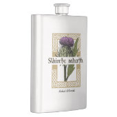Schotland Schotse Thistle en Schots-Gaelic Toast Flacon (Rechts)