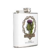 Schotland Schotse Thistle en Schots-Gaelic Toast Heupfles (Rechts)