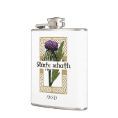 Schotland Schotse Thistle en Schots-Gaelic Toast Heupfles (Links)