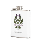 Schotland Schotse Thistle en Schots-Gaelic Toast Heupfles (Links)