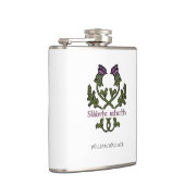 Schotland Schotse Thistle en Schots-Gaelic Toast Heupfles (Rechts)