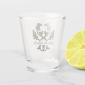 Schotland Schotse Thistle en Schots-Gaelic Toast Shot Glas (Achterkant)