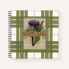 Schotland Schotse Thistle Gold Celtic Knots Notitieboek