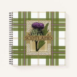 Schotland Schotse Thistle Gold Celtic Knots Notitieboek