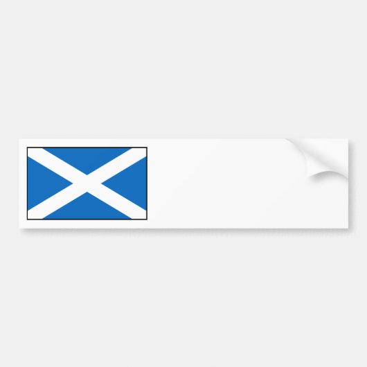 Schotland - Schotse vlag Bumpersticker (Voorkant)