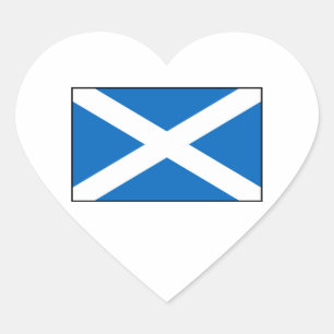 Schotland - Schotse vlag Hart Sticker