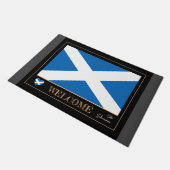 Schotland & Schotse vlag huis mat / sport Welkom (Schuin)