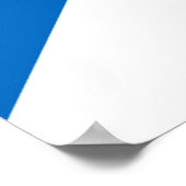 Schotland/Schotse vlag Poster (Hoek)