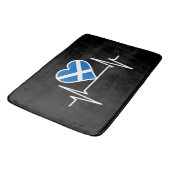 Schotland - Scotland Flag Heartbeat Badmat (Gekanteld)
