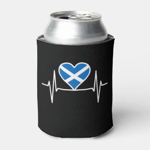 Schotland - Scotland Flag Heartbeat Blikjeskoeler