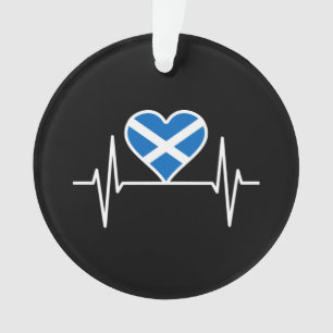 Schotland - Scotland Flag Heartbeat Ornament