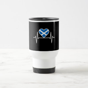 Schotland - Scotland Flag Heartbeat Reisbeker