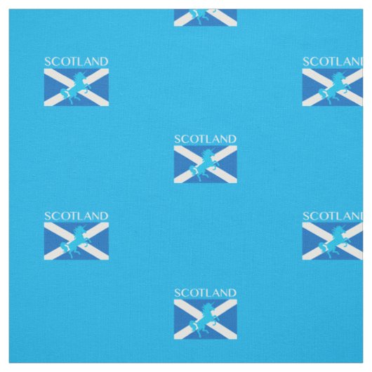 Schotland Scottish Unicorn Stof (Swatch)