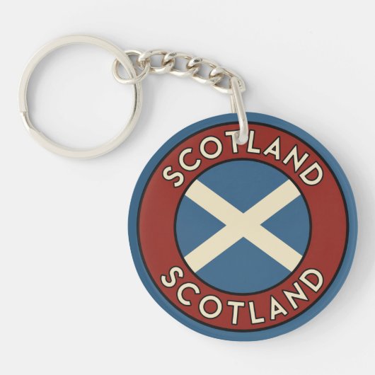 Schotland Sleutelhanger (Voorkant)