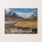 Schotland, Snow-Covered Mountains Legpuzzel (Horizontaal)
