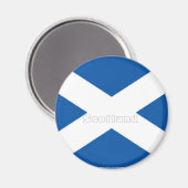 Schotland St andrews saltire vlag souvenir magneet (Voorkant / Achterkant)