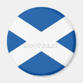 Schotland St andrews saltire vlag souvenir magneet (Voorkant)
