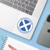 Schotland Sticker (Laptop met iPhone)