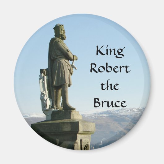 Schotland Stirling King Robert the Bruce Magneet (Voorkant)