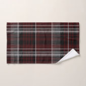 Schotland Tartan Burgundy Gray Celtic Pset Bad Handdoek (Handdoek)