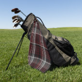 Schotland Tartan Burgundy Gray Celtic Pset Golfhanddoek (Groen)