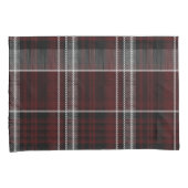 Schotland Tartan Burgundy Gray Celtic Pset Kussensloop (Voorkant-Rechts)