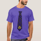 Schotland: Tartan Necktie & Golden Thistle T-shirt (Voorkant)