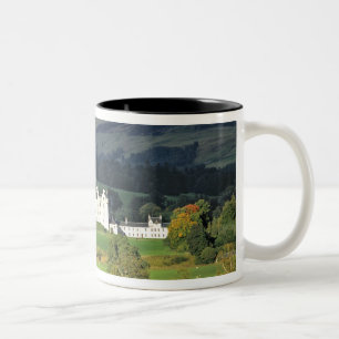Schotland, Tayside, Blair Castle. In een smaragdgr Tweekleurige Koffiemok